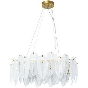 Подвесная люстра Arte Lamp Evie A4052SP-8SG листья