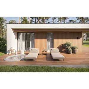 Шезлонг Hacienda серый/бежевый, алюминий Gardenini SPHCDS.010200.N1