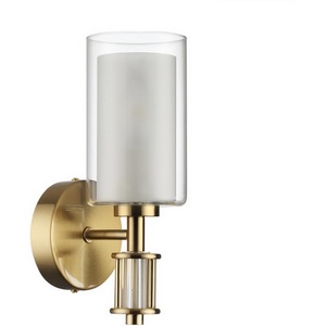 Бра Odeon Light Saga 5088/1WA античная бронза/стекло E14 1*40W