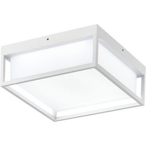 Потолочный уличный светильник IP65 ST-Luce Cubo SL9517.502.01 белый/белый LED 1*20W