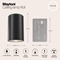 Потолочный светильник уличный Maytoni O307CL-01B - фото 10