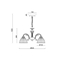 Подвесная люстра MyFar MR2731-5CP - фото 8