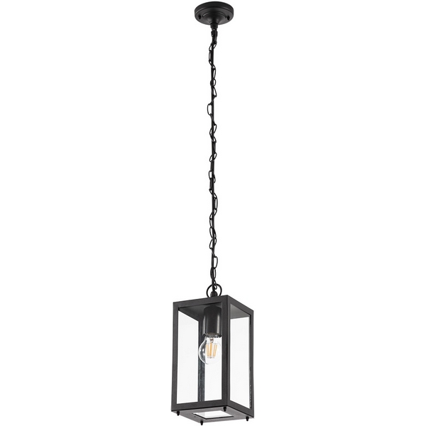 Уличный подвесной светильник IP44 Arte Lamp Belfast A4569SO-1BK  фото